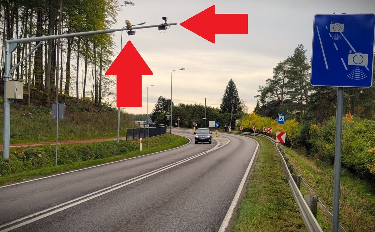 Nowy odcinkowy pomiar prędkości właśnie przełączono w tryb rejestracji na drodze wojewódzkiej DW211