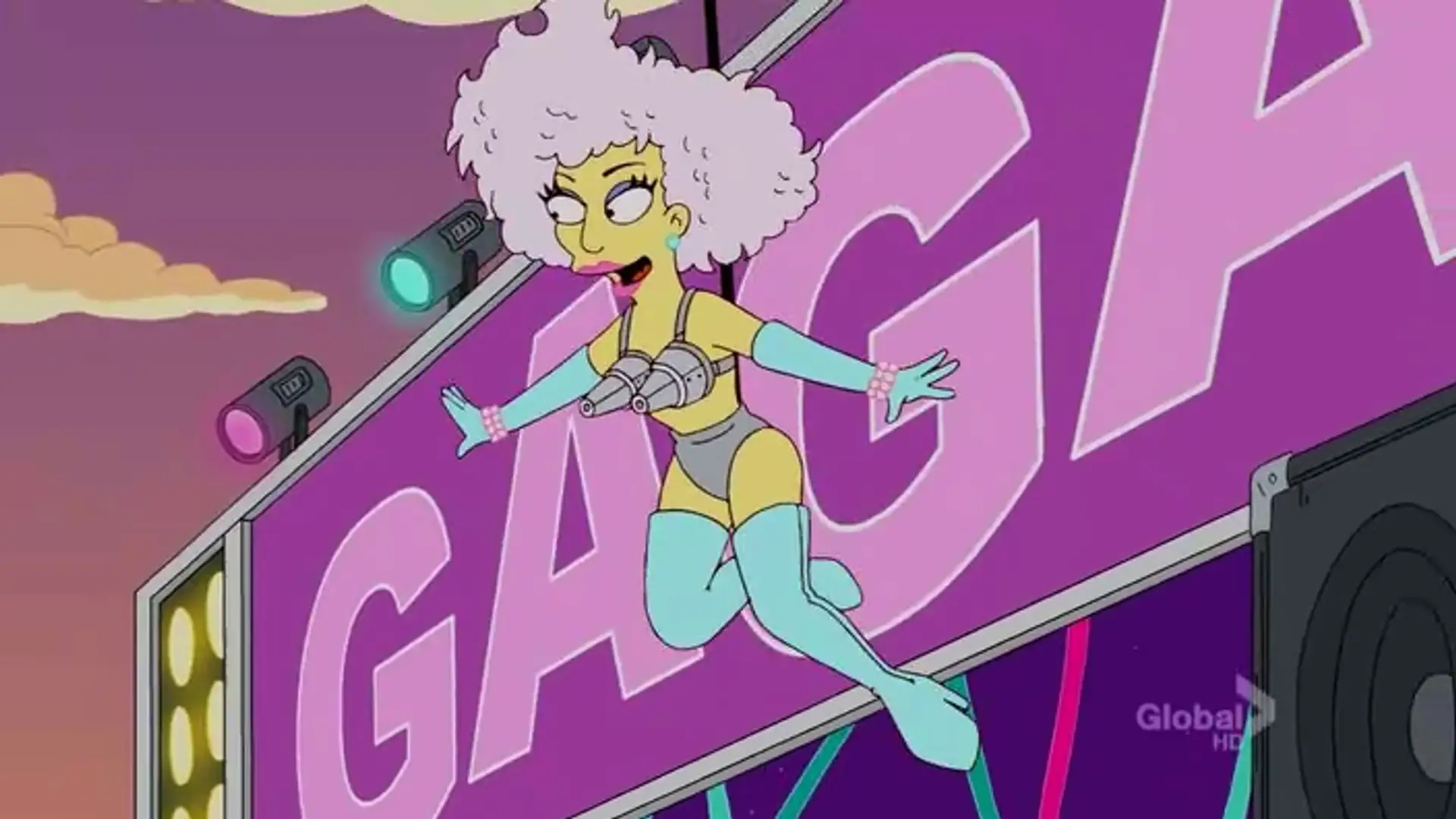 Simpsonowie przewidzieli elementy występu Lady Gagi na Super Bowl 5 lat temu