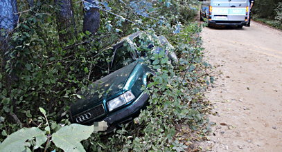 Audi w rowie, a w środku 33-latka. Kiedy ludzie podbiegli bliżej, osłupieli. Szok to mało powiedziane...