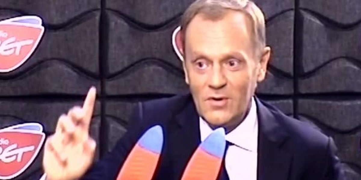 Donal Tusk u Moniki Olejnik