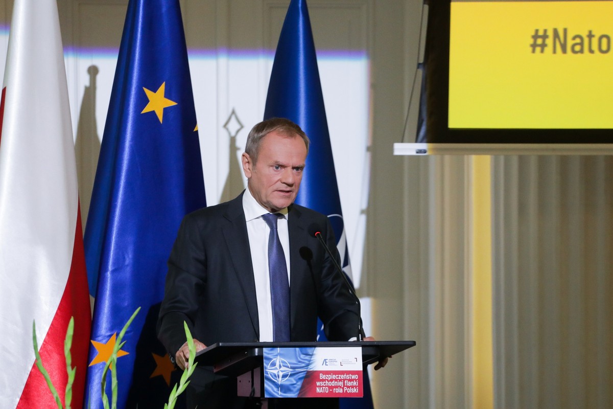 Przewodniczący PO Donald Tusk