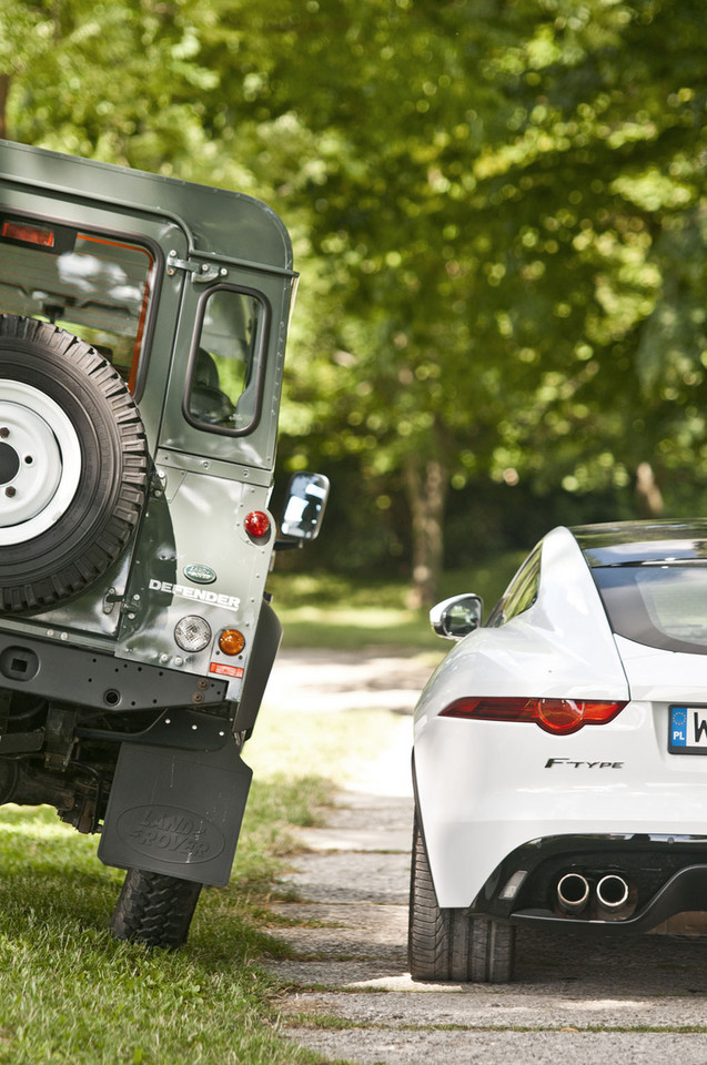 Garaż marzeń: Jaguar F-Type i Land Rover Defender - Brytyjscy łamacze serc