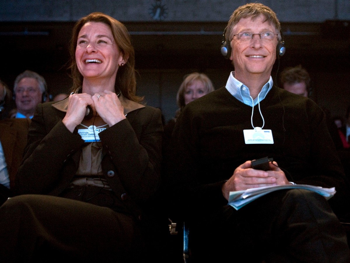 Bill i Melinda Gates w Davos na Światowym Forum Ekonomicznym