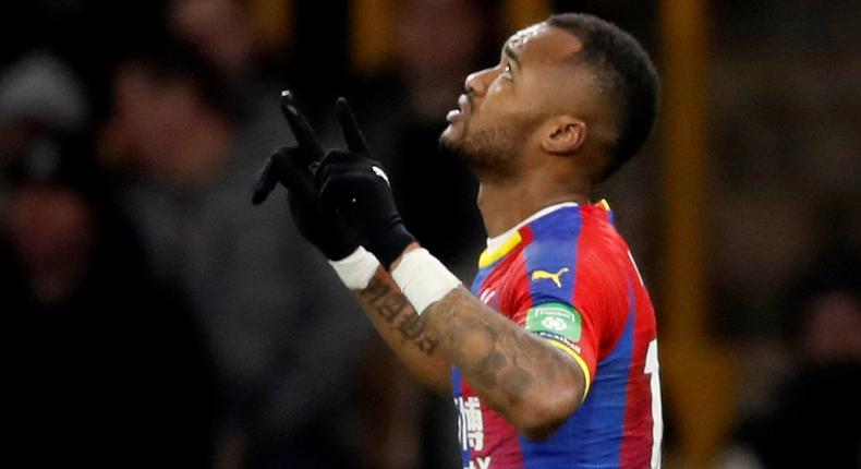 Jordan Ayew celebrates