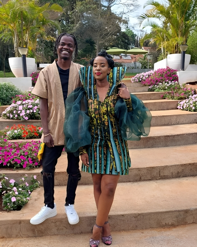 Juliani and his wife Lilian Ng'ang'a