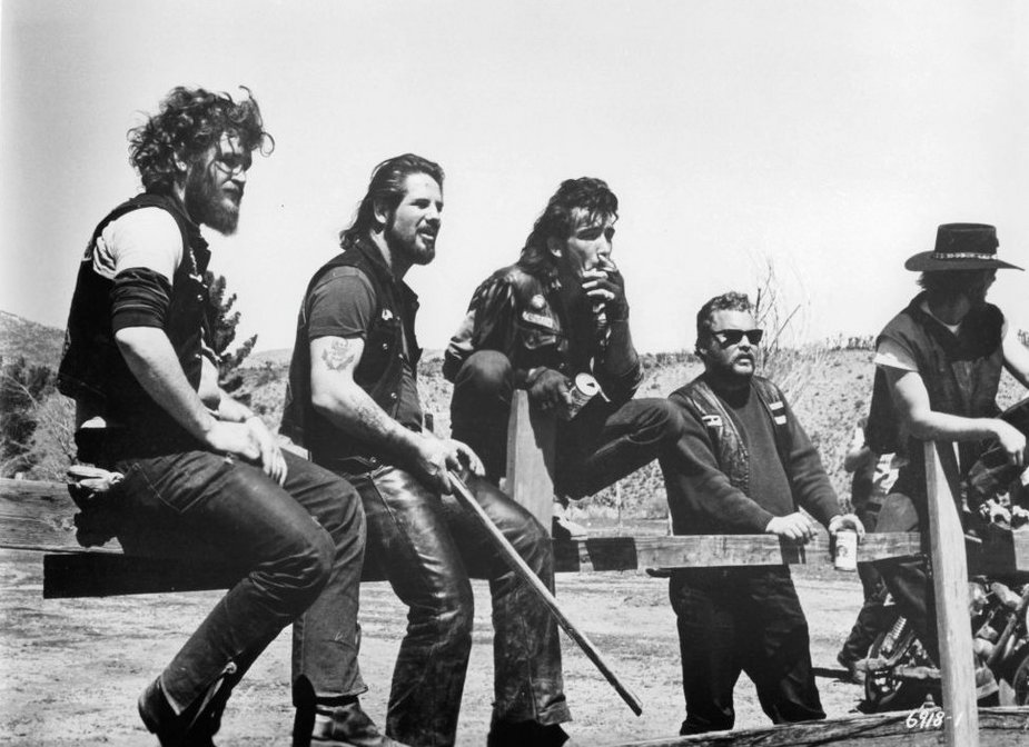 Członkowie Hell's Angels w filmie "Hell's Angels '69"
