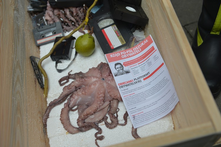 Demonstracja związkowców