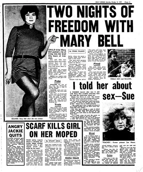 Mary Flora Bell w wieku 16 lat / Daily Mirror 1977 r.