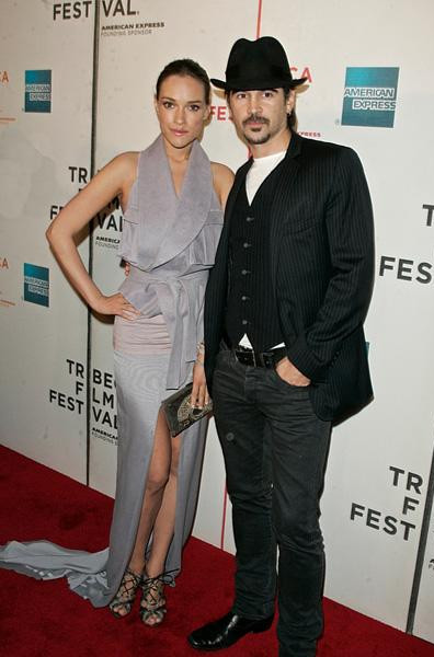 Alicja Bachleda-Curuś i Colin Farrell na pokazie "Ondine" na festiwalu Tribeca