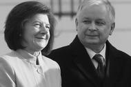 Lech Kaczyński i Maria Kaczyńska cz-b