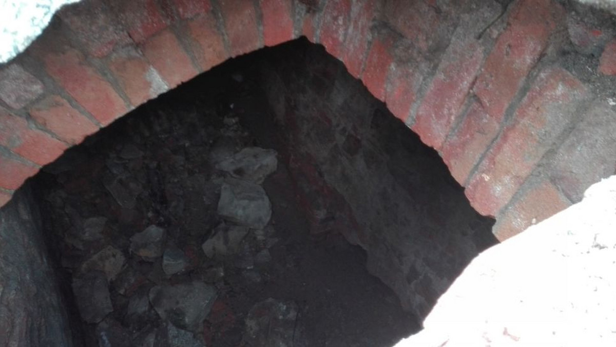 Tajemnicze wejście do tunelu odkryto przypadkiem, w trakcie wykonywania prac technicznych. Ziemia zapadła się, gdy teren wyrównywała koparka, tuż po tym, jak wycięto rosnące drzewa - informuje portal TVN24.pl