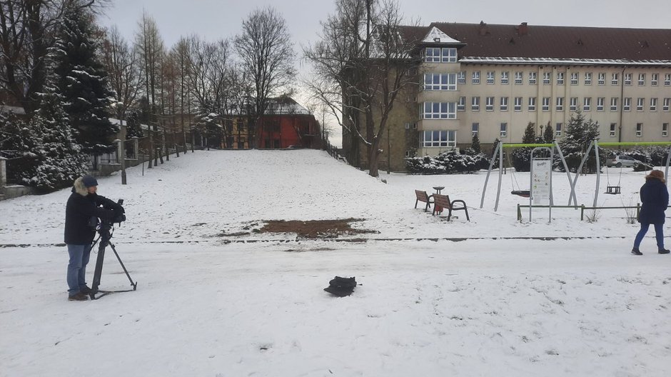 Miejsce po stacji pomiarowej w Nowym Targu, fot. Andrzej Guła