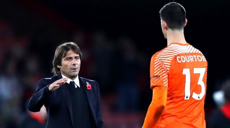 Antonio Conte a Chelseanél volt edzője Thibaut 
Courtois-nak:
A kapus nem 
nagyon bírta... / fotó: Getty Images