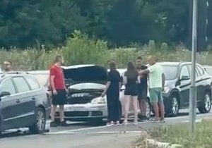 Lančani sudar u Zemun Polju 