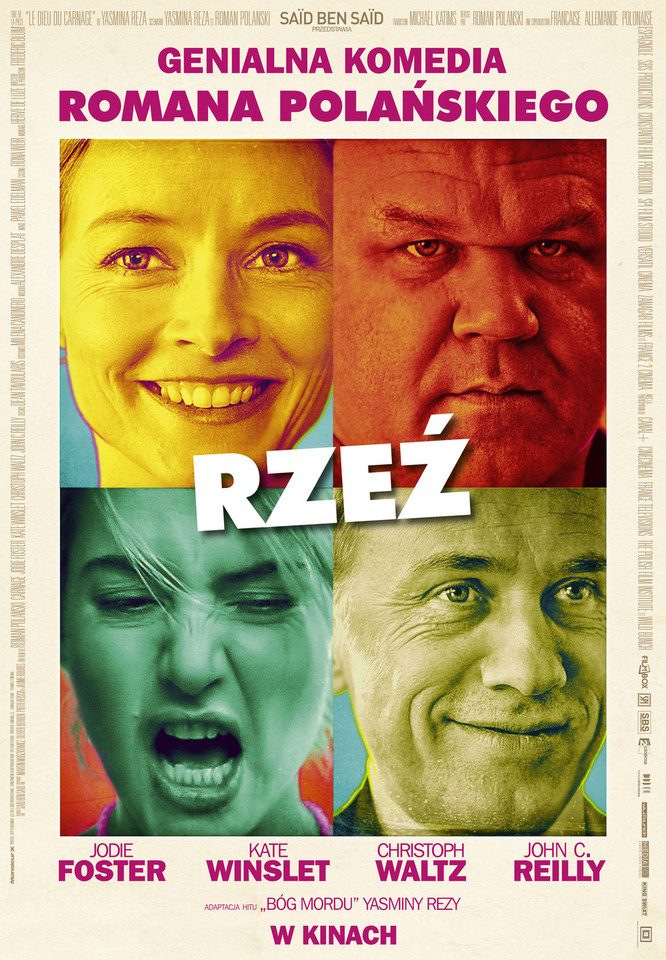 "Rzeź" - polski plakat filmu