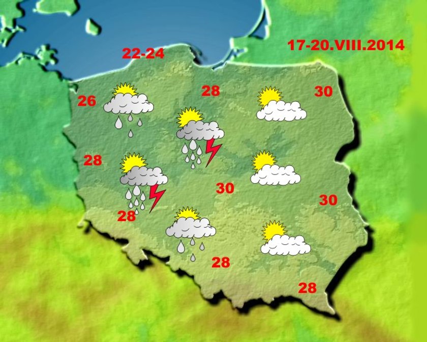 Prognoza na sierpień