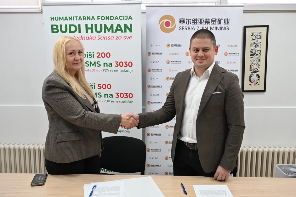 Branko Rakocevic - Budi human donacija Serbia ZIjin Mining