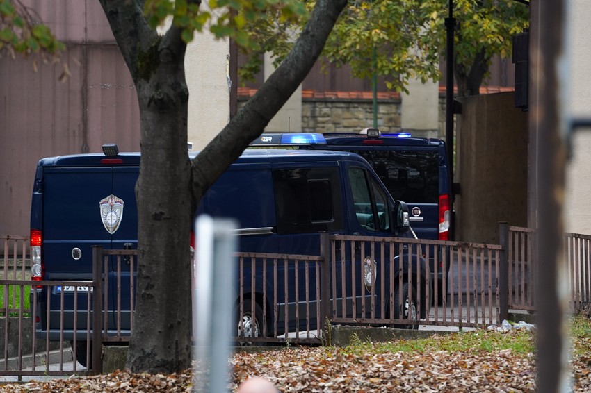 Uroš Blažić dovezen u sud