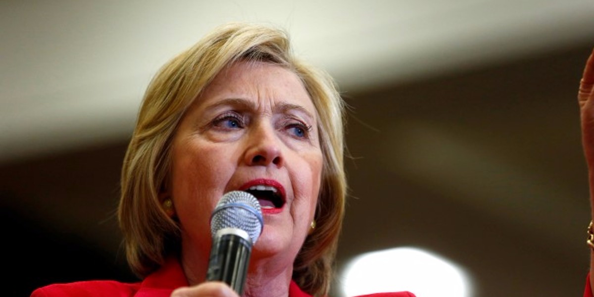 U.S. Democratic presidential candidate Hillary Clinton speaks at Transylvania University in Lexington, Kentucky, U.S., May 16, 2016.