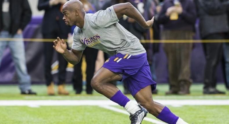 Adrian Peterson, pictured in 2016, tells ESPN he's excited to be joining the New Orleans Saints