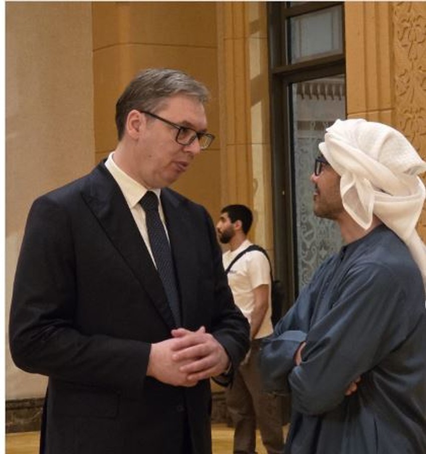 Aleksandar Vučić  i šeik Bin Zajed