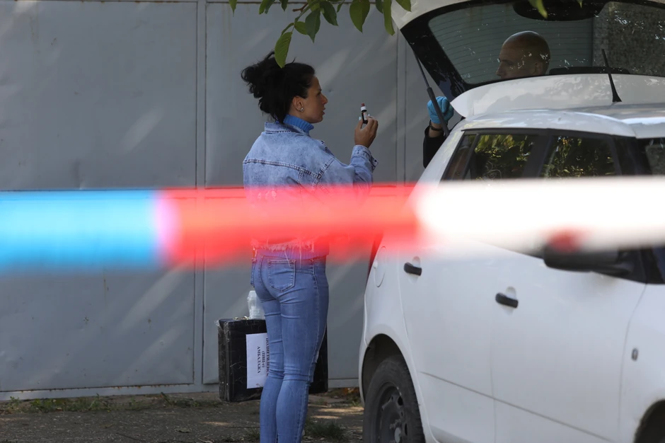 Uviđaj na mestu ubistva 