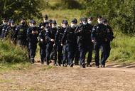 Policja na granicy polsko-białoruskiej po wprowadzeniu stanu wyjątkowego