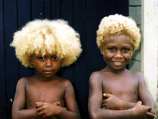 Melanesians: Meet the world's only natural black blondes | Pulse Nigeria