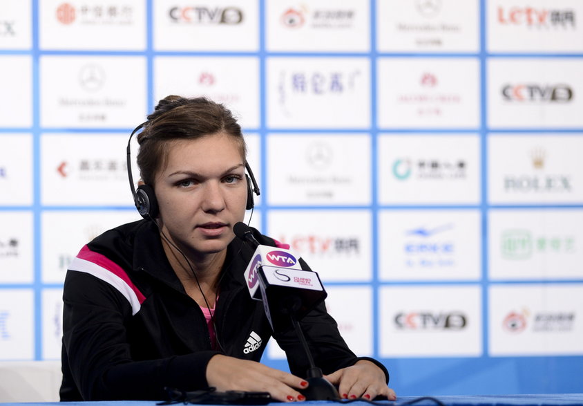 Simona Halep nie chciała odpowiadać na pytanie dotyczące swojej operacji