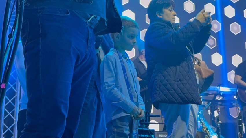 Mali Željko na Cecinom koncertu