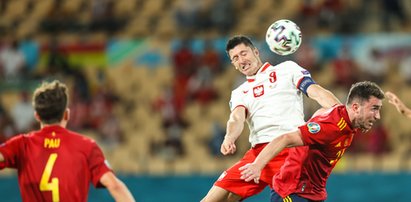 Robert Lewandowski po meczu z Hiszpanią: determinacją można dużo zdziałać