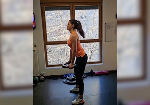 Sanja Kužet u teretani