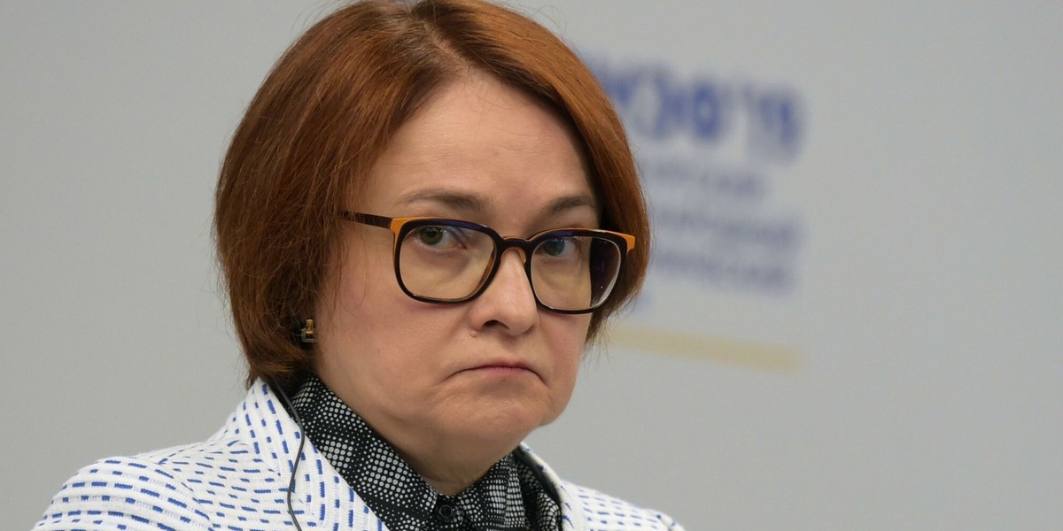 Elvira Nabiullina, szefowa rosyjskiego banku centralnego