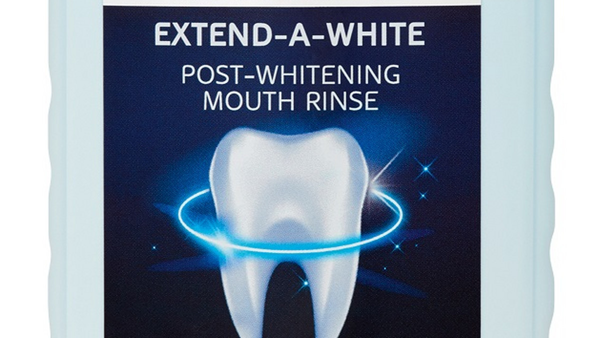 Niezależnie od wyboru metody wybielania zębów – zachowanie białej diety to za mało, aby utrzymać efekt idealnego uśmiechu na dłużej. Pomoże w tym nowy płyn do płukania ust Rapid White Extend-A-White.