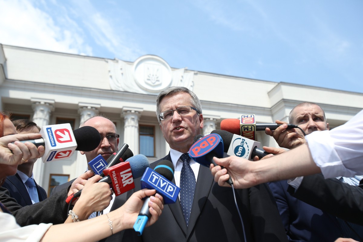 Bronisław Komorowski w Kijowie