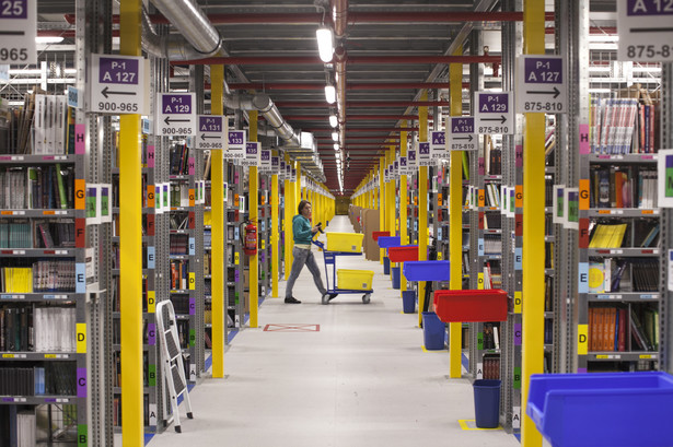 Centrum logistycznych Amazon w Poznaniu fot.: Bartek Sadowski/Bloomberg