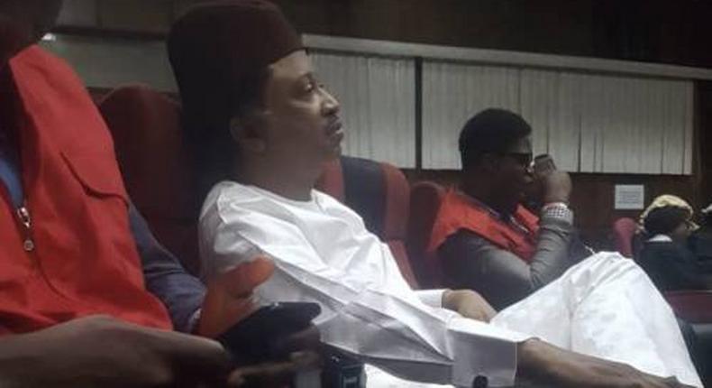 EFCC arraigns Senator Shehu Sani. [Twitter/@OfficialEFCC]