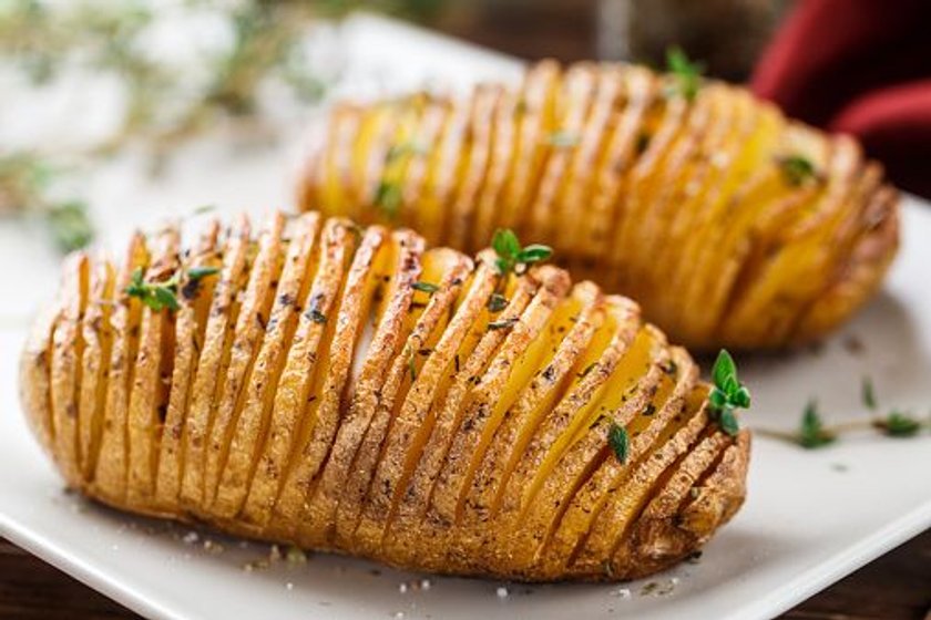 Pieczone ziemniaki Hasselback