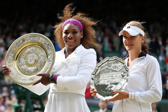 Agnieszka Radwańska w finale Wimbledonu 2012