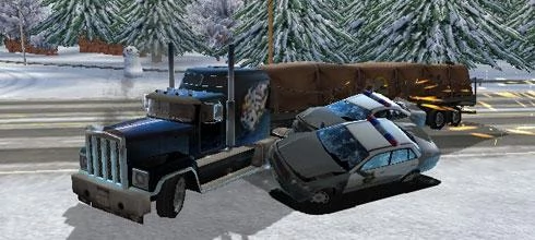 Screen z gry "Big Mutha Truckers 2: Ostra Jazda"