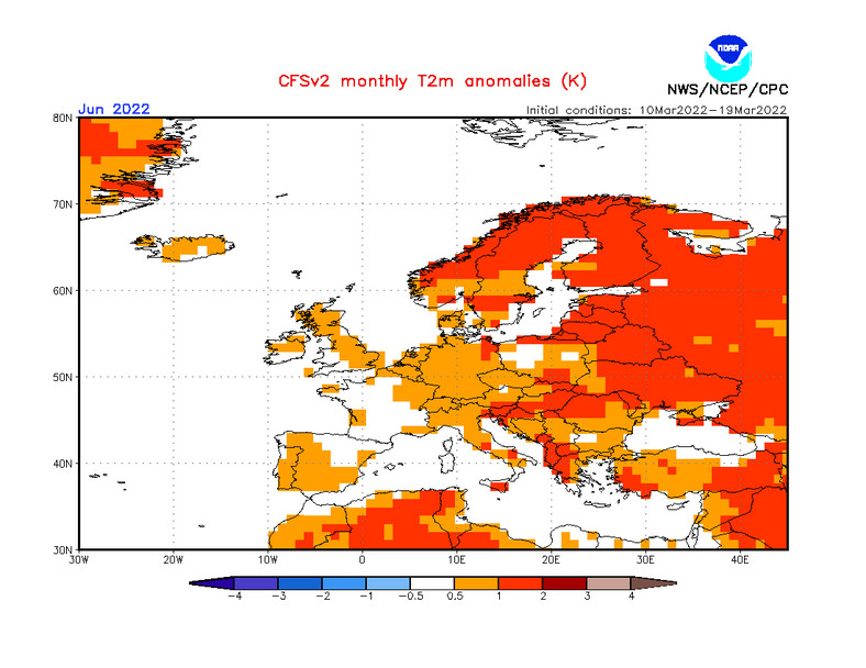 Czerwiec z kontynuacją dość wysokich temperatur