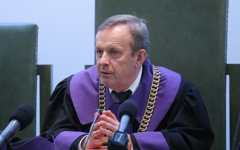Sędzia przewodniczący Rafał Malarski, podczas rozprawy w Sądzie Najwyższym