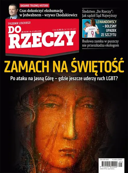 Okładka aktualnego wydania tygodnika wSieci