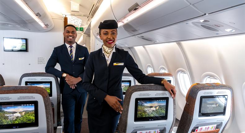 Uganda Airlines cabin crew