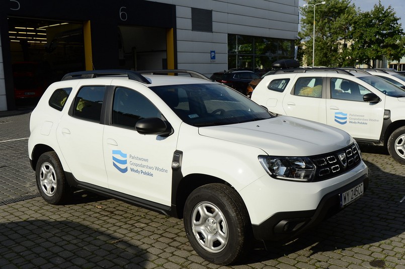 Dacia Duster w PGW Wody Polskie