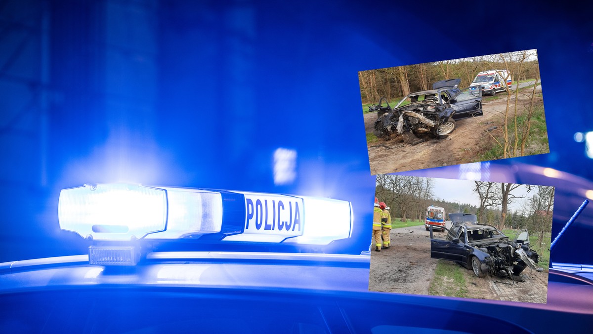 Wypadek w Dylach. Kierował pijany 20-latek Pięć osób trafiło do szpitala