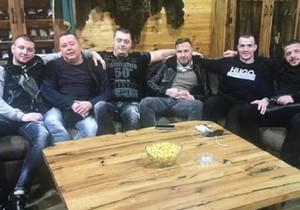 Marko Miljković, Veljko Belivuk, Radoje Zvicer, Petar Lazović i Ljubo Milović