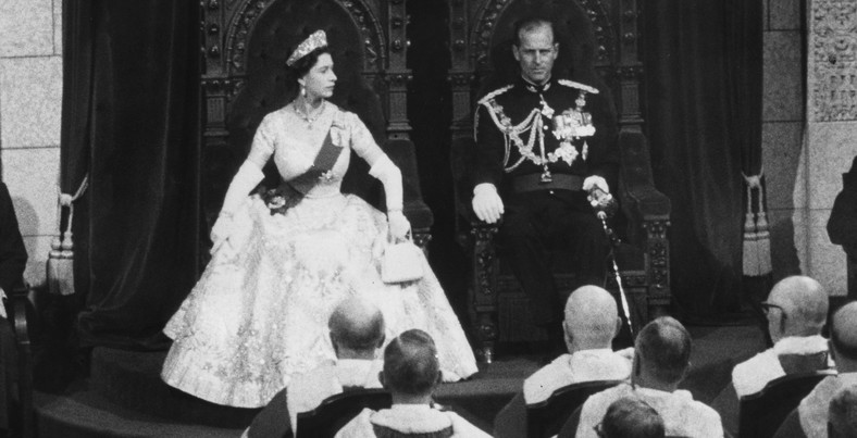 Królowa Elżbieta i książę Filip w 1957 roku