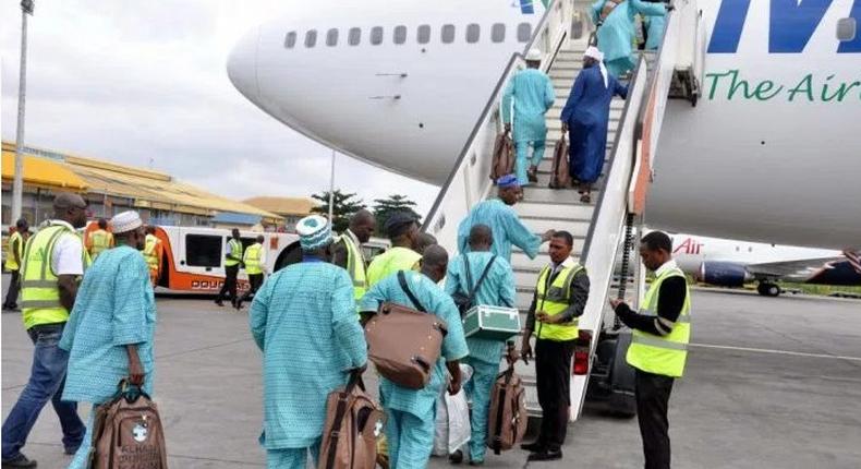 Nigerian pilgrims going to Saudi Arabia 