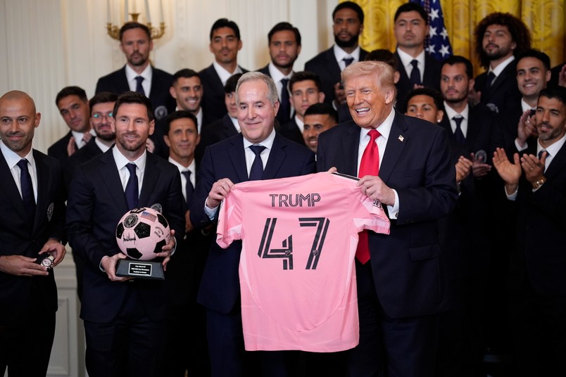 Lionel Messi spotkał się w Białym Domu z Donaldem Trumpem [FOTO]